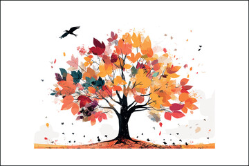 Elegant Floral Tree Illustration &ndash; Vibrant Colorful Tree Design with Floral Patterns

Vibrant Floral Tree Art &ndash; Colorful Tree Illustration on White Background for Home Decor

Colorful Floral Tree Desi