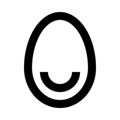 Chicken Egg Line Icon