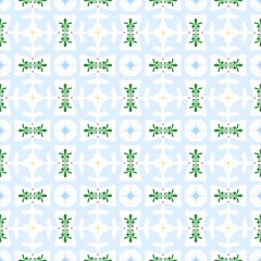Christmas and winter patterns design colorful