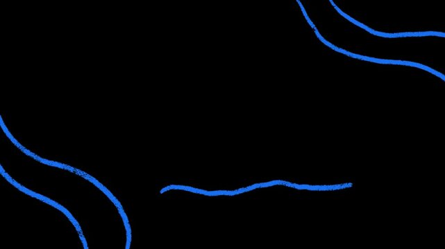 Animation of the opening and closing lines of the video to add text Mp4