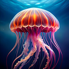 Obraz premium jelly and jelly fish