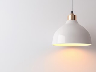 Obraz premium Minimalist Pendant Light Hanging With Soft Glow