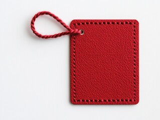 Red Discount Label with Looped String