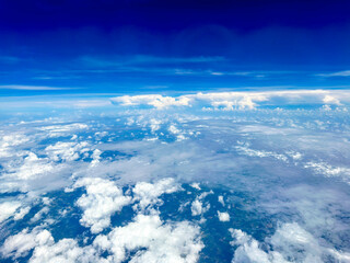 blue sky with clouds
