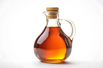 Maple syrup bottle mock up, isolated on white background