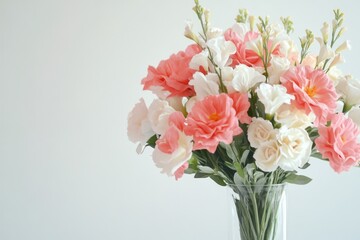 Fototapeta premium Red Rose in Vase on Old Wooden Background: Romantic and Rustic Floral Decor