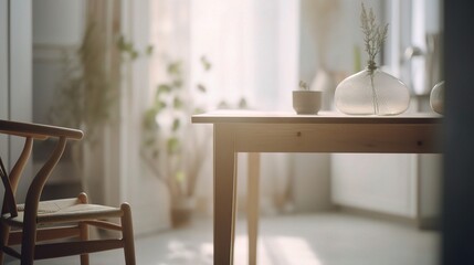 Serene Indoor Space with Natural Light and Decor