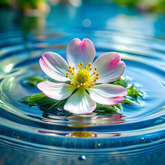 knawel flower in water