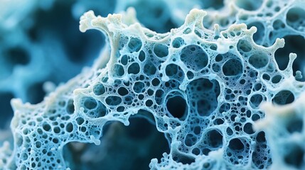 Detailed close-up of reindeer moss, highlighting its unique shape