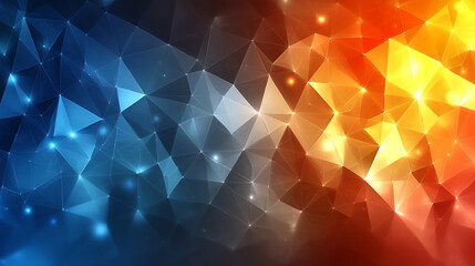 Abstract low-poly geometric pattern in dark and vibrant red shades, evoking modern design and energy. Perfect for backgrounds, branding, and digital projects emphasizing boldness and sophistication