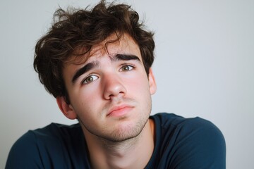 Fototapeta premium Bored Male Expression