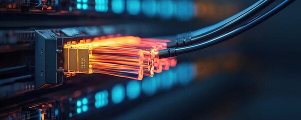 Enhancing internet infrastructure with high-speed fiber optics in dark server rooms exploring current trends and standards