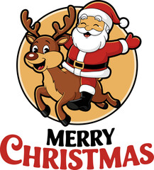 Ride into Christmas Cheer with Santa and Rudolph