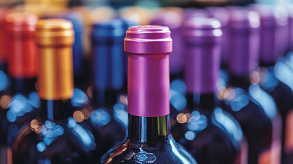 Dimly lit wine cellar filled with rustic wooden shelves holding an array of vintage wine bottles. The warm ambiance and organized chaos evoke a sense of tradition, luxury, and history