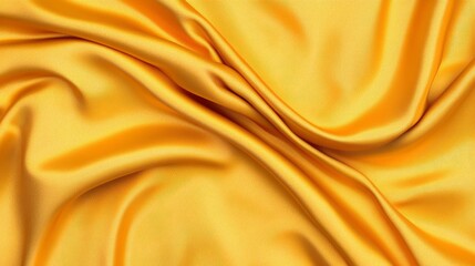 Obraz premium Golden Satin Fabric Texture Background Draped Smooth Luxury Elegant