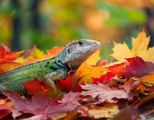 Mitten im Herbstwald