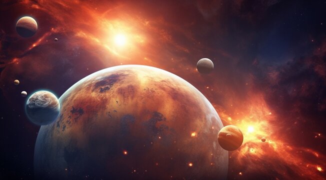 planets in the spache, planets in the dark