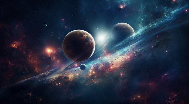 planets in the spache, planets in the dark