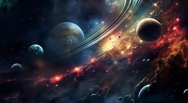 planets in the spache, planets in the dark