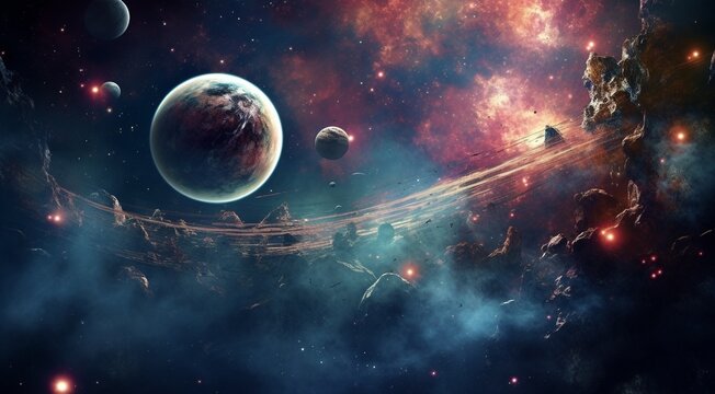 planets in the spache, planets in the dark