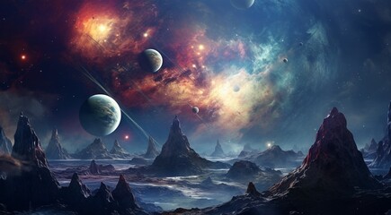 planets in the spache, planets in the dark