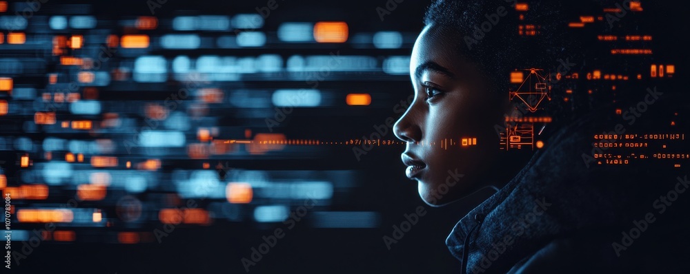 Poster enhancing digital wallet security integrating facial recognition standards for seamless financial tr