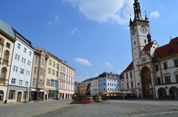 Stare miasto w Ołomuńcu, Morawy, Czechy/The old town in Olomouc, Moravia, Czechia
