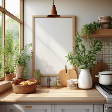 Boho Kitchen - Frame Mockup
