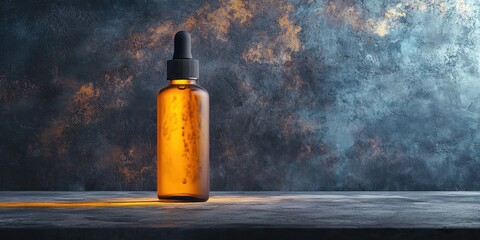 Hair oil bottle Commercial poster Product photography