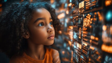 Students engage with holographic AI tutors in an interactive learning environment