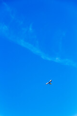 Ultralight trike in the sky