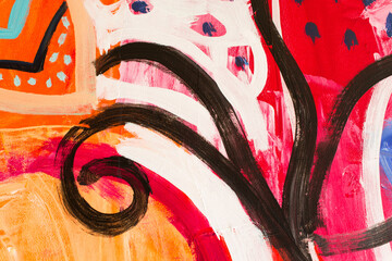 Detail of the Painting as a Background