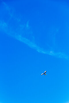 Ultralight trike in the sky