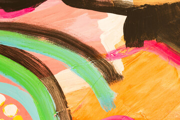Detail of the Painting as a Background