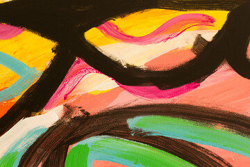Detail of the Painting as a Background