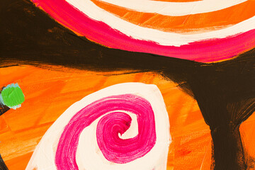 Detail of the Painting as a Background