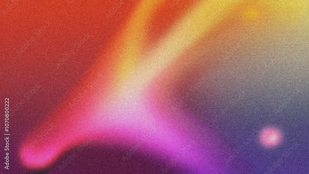 Poster vivid color burst abstract. dynamic color gradients evoke energy and movement. suggests cosmic energ