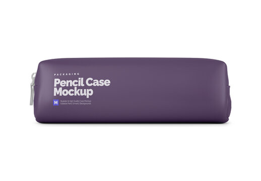 Pencil Case Mockup - Front View 04