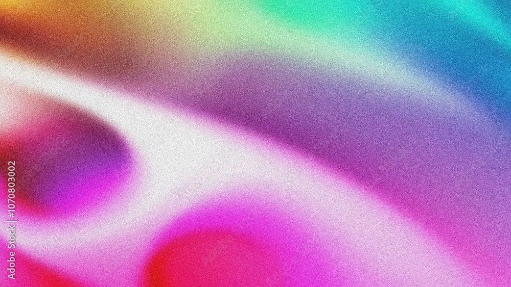 Poster colorful abstract swirls. vibrant hues blend in dynamic curves, evoking feelings of energy and joy. 