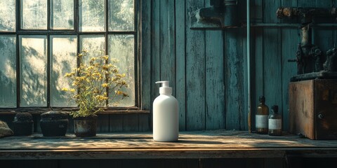 Toner bottle Commercial poster Product photography co