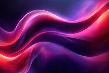 Abstract Purple and Red Wavy Background with Glitter