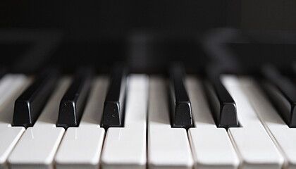 Piano Keys Symbolizing Cognitive Exercises for Alzheimer's Therapy
