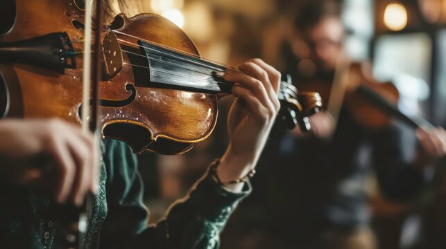 Traditional Irish Music Session in a Pub - Cultural Celebration and Joyful Gathering