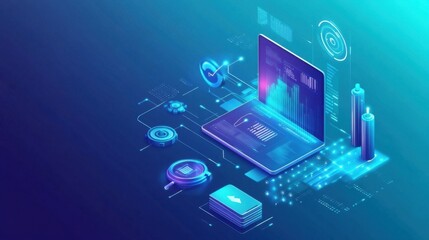 Digital Transformation and Internet of Things Concept