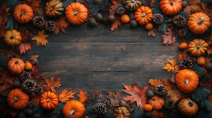 Thanksgiving table decor with warm candlelight and pumpkins, cozy autumn setup, festive ambiance for fall celebrations