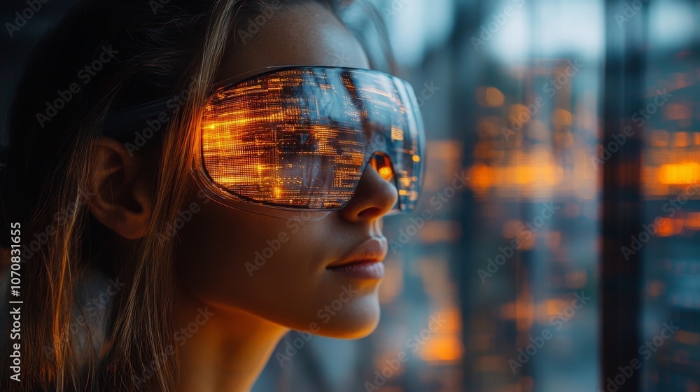 Poster virtual assistant avatars help users organize tasks efficiently in a futuristic setting