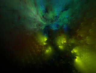 Imaginatory fractal abstract background Image