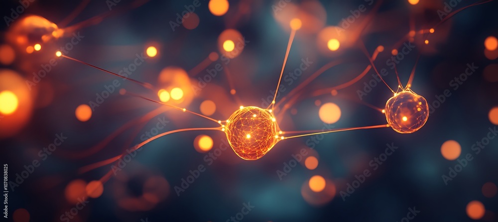 Poster a creative depiction of a business mind map with digital branches extending from a central idea