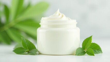 Plastic Cream Jar Concept. Plastic Cream Jar Mockup