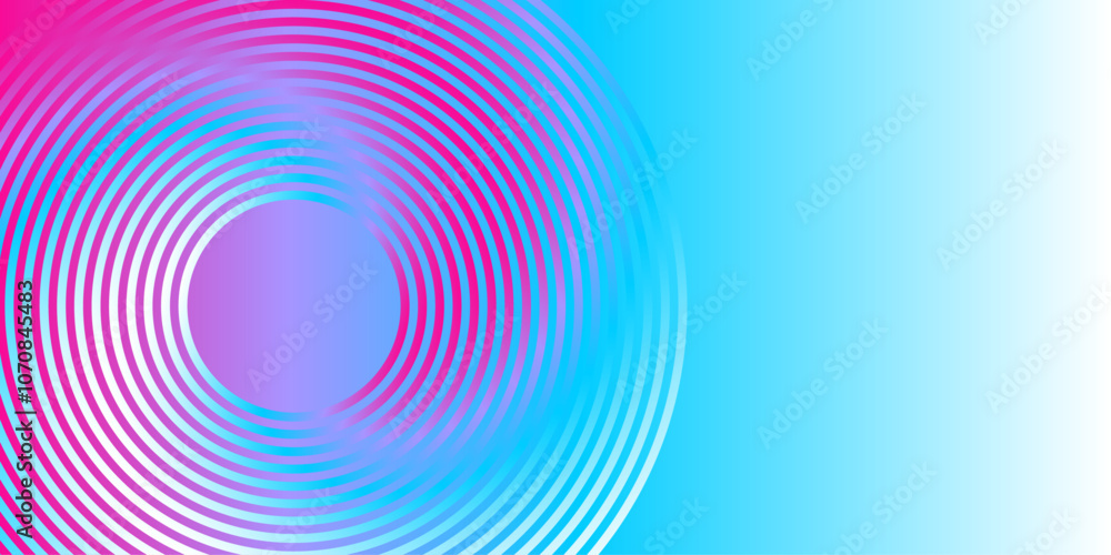 Poster abstract blue pink white background wave pattern. wavy and swirled geometric shapes vector banner